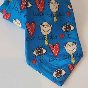 1998 Ralph Martin "I love Grandpa repeaters tie